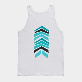 Modern Style Chevron Design Tank Top